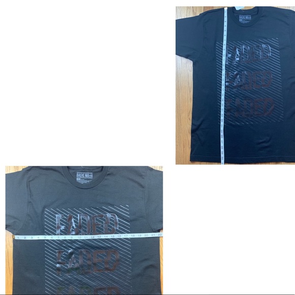 Striped Faded Graphic Tee - Picture 6 of 6